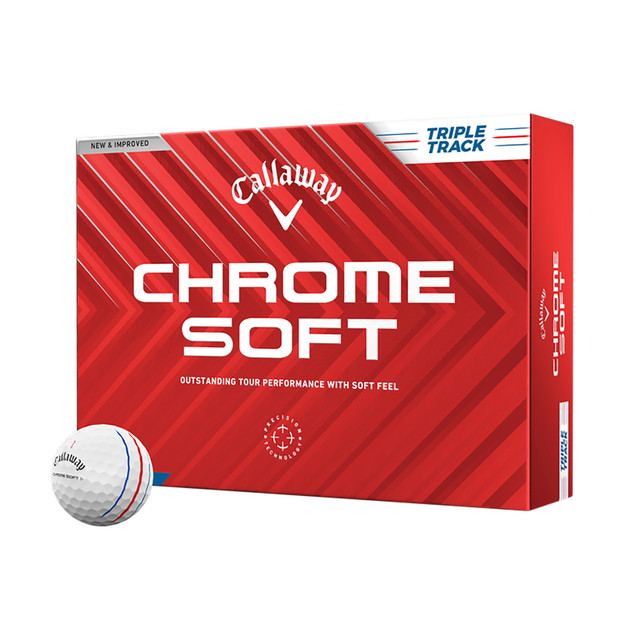 Callaway Chrome Soft White Golf Balls - Prior Generation - Maple